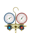 Refco 2-Weg Monteurhilfe M2-3-DELUXE-DS-SUPER mit ölgefüllten R5 Metallbalgmanometer