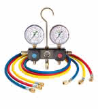Refco 2-Weg Monteurhilfe BM2-6DS-R448A mit 3 Füllschläuchen 1/4" SAE Länge 36 /90cm
