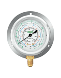 Refco Rohrfedermanometer NG 63 MR-306-DS-R32 1/4" SAE unten