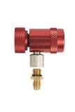 Refco Serviceventil RC-1234yf-R 1/4" SAE rot mit Schnellanschluss
