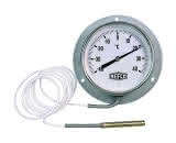 Refco Thermometer F-84-100-FP-15 Durchmesser 100mm von -40° bis +40°C mit Kapillarrohr 1,5m