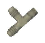 Refco Bördel-T-Stück A-31512 mit Ventil 1/4"SAEx1/8NPTx1/4"SAE