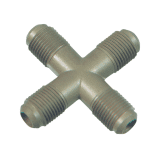Refco Bördelkreuzstück A-31522 1/8" NPT x 1/4" SAE x 1/4" SAE x 1/4" SAE