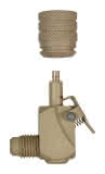 Refco Schnellkupplung V-35012 gebogen 1/4"SAE x 1/4"SAE 1 Stück