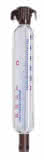 Möller Kühlraumthermometer analog Kunststoff weiss/braun 165x25mm