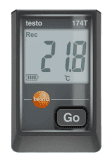 Testo Mini-Temperatur-Datenlogger Testo 174T schwarz mit USB-C und PC-Software