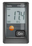 Testo Mini-Temperatur-Datenlogger Testo 174T BT schwarz mit Bluetooth® und App-Anbindung