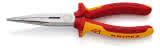 Knipex Flachrundzange mit Schneide 200mm
