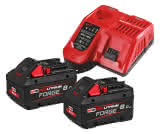Milwaukee Akku-Schnellladekit M18 FORGENRG-802 mit 2x M18 Li-Ion 8Ah Akkus