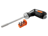 Bahco Bit-Ratschen-Schraubendreher 1/4" Pistolengriff 6 Bits 260mm